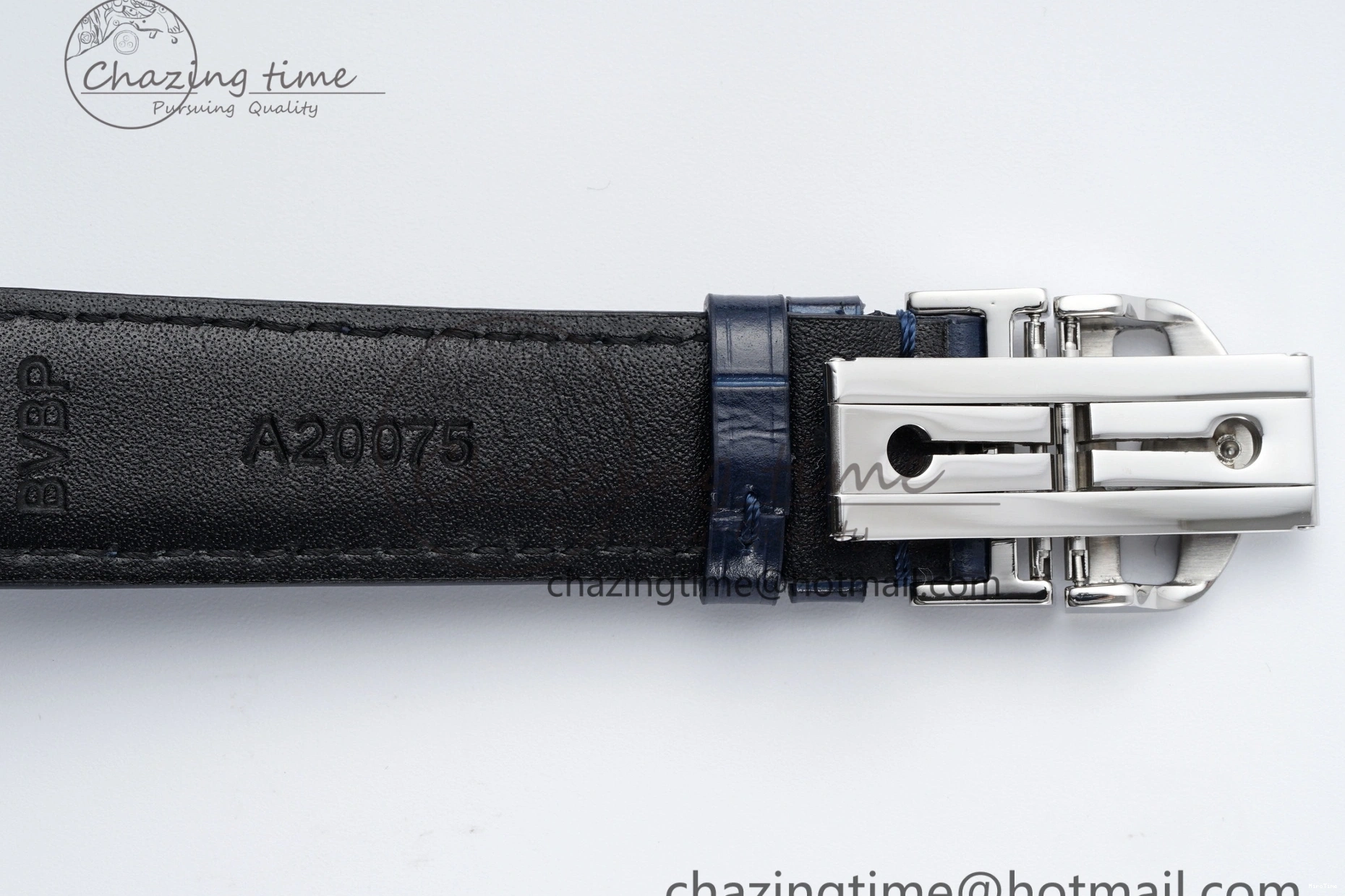 MIROTIME 0206 Portuguese Chrono IW371620 APSF 1:1 Best Edition White Blue Dial on Blue Leather Strap A MultiPurpose 7039